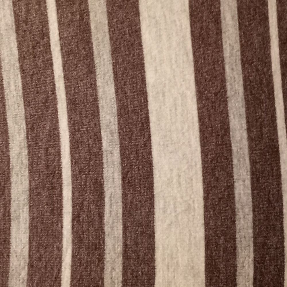 Lularoe Medium Irma grey and brown striped tunic top - Picture 3 of 6